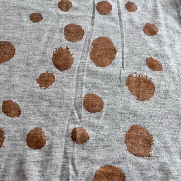 Molo Girls Gray Gold Dot Swing T-shirt size 6 - Picture 4 of 9